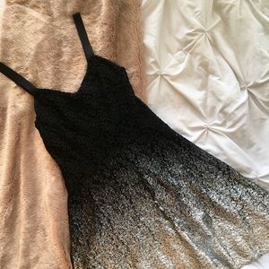 Free People Ombré Foil Dress